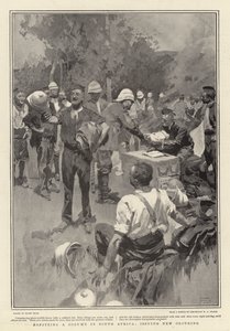 Riadattamento di una colonna in Sud Africa, distribuzione di nuovi abiti
